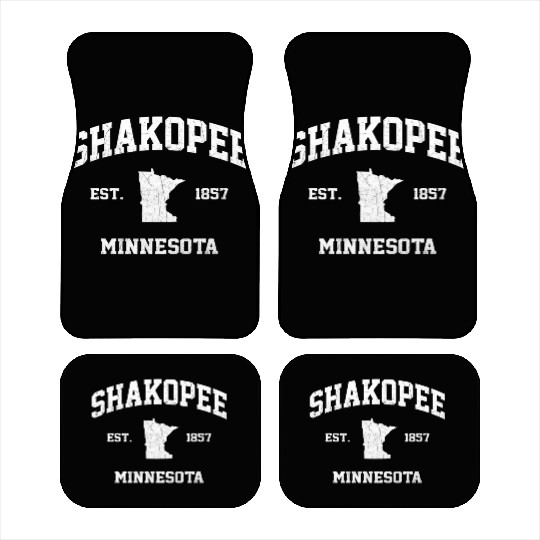 Shakopee Minnesota Mn State Athletic Style Car Mats