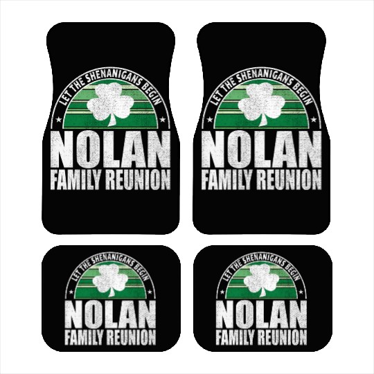Nolan Family Reunion Irish Car Mats