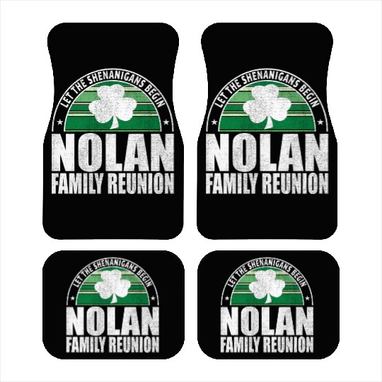 Nolan Family Reunion Irish Car Mats