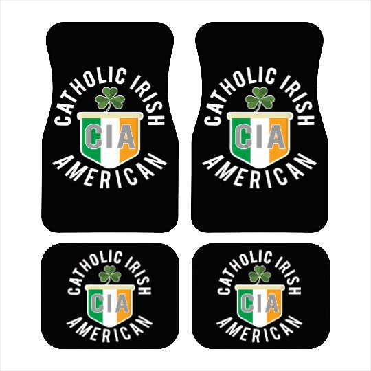 Catholic Irish American St Patric Day Car Mats