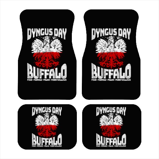 Dyngus Day Buffalo Piwo Pierogi Polka Car Mats