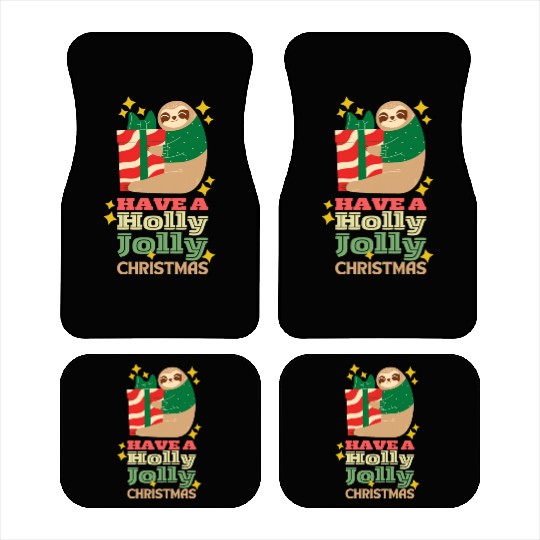Have A Holly Jolly Christmas Car Mats