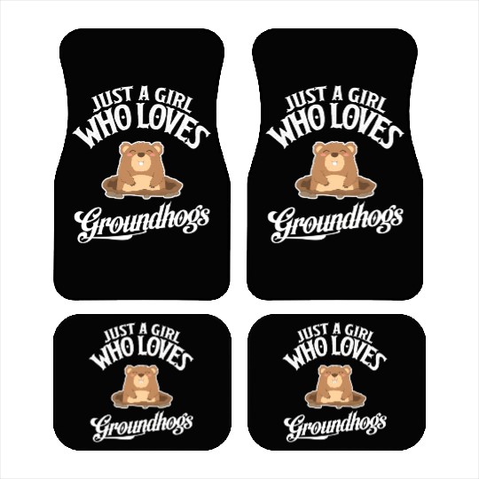 Who Loves Groundhogs Groundhog Car Mats