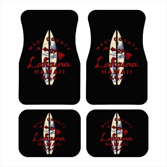 Maui Lahaina Hawaiian Islands Hawaii Car Mats