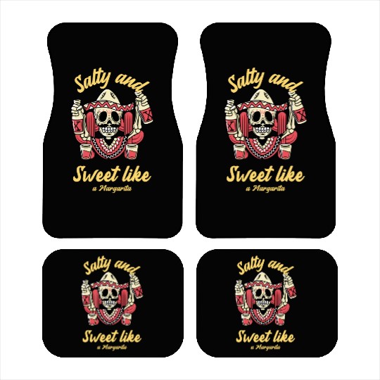 Salty And Sweet Margarita In Mexican Style Car Mats