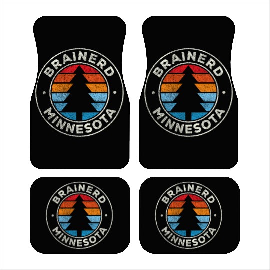 Brainerd Minnesota Mn 70S Car Mats