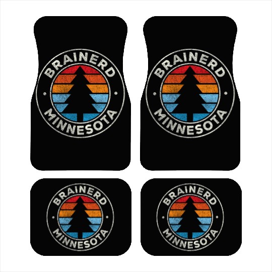 Brainerd Minnesota Mn 70S Car Mats