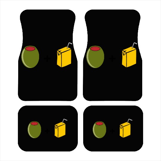 Olive Juice I Love You Car Mats