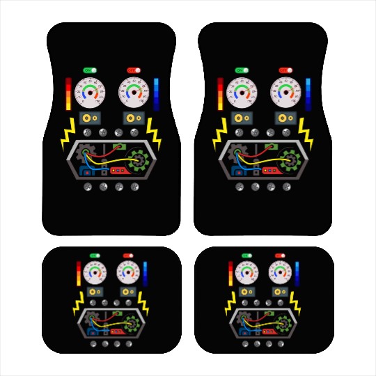 Robot Halloween Robot Car Mats