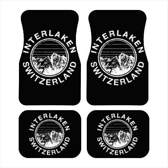 Switzerland Interlaken i Car Mats