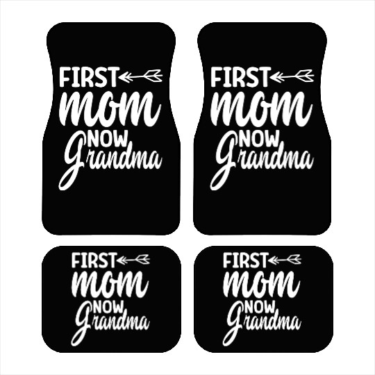 Now Grandma With Arrow Car Mats