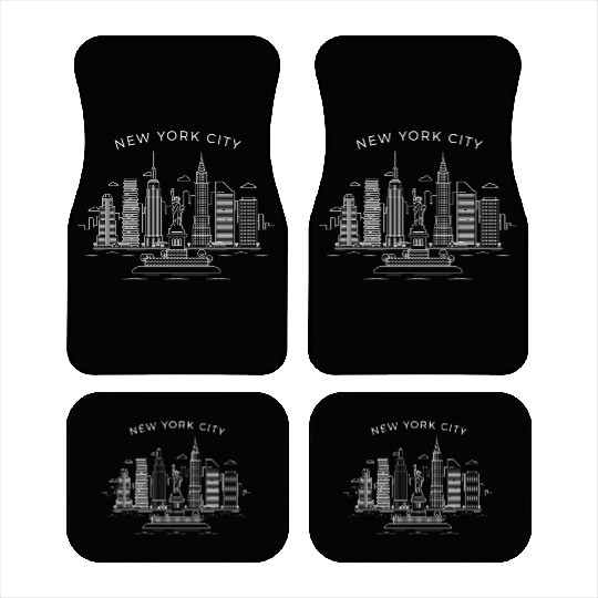 New York City yline Ny New York City Nyc Car Mats