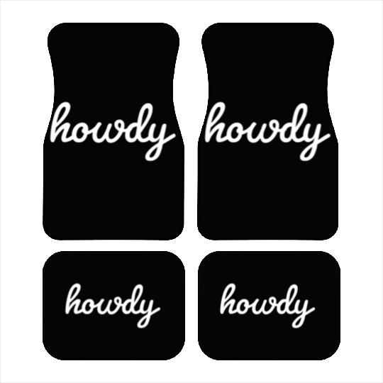 67858 Howdy Car Mats