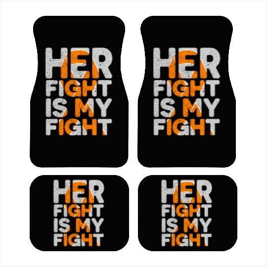 Her Fight Is My Fight Multiple Sclerosis Support Car Mats