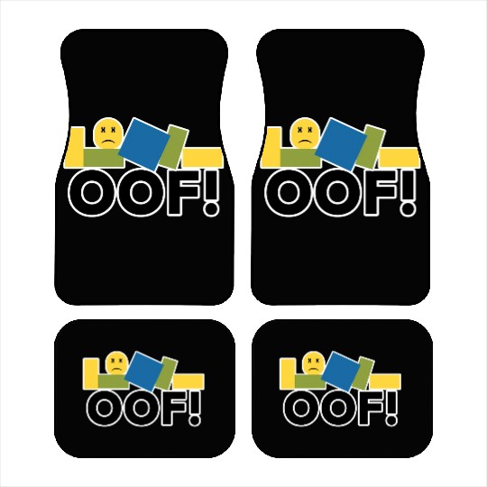 Jenr8D Oof Grey Small Car Mats