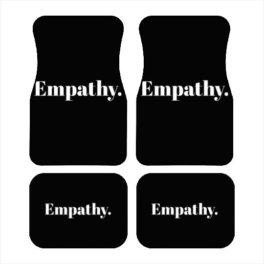 Statement Empathy Blue Small Car Mats