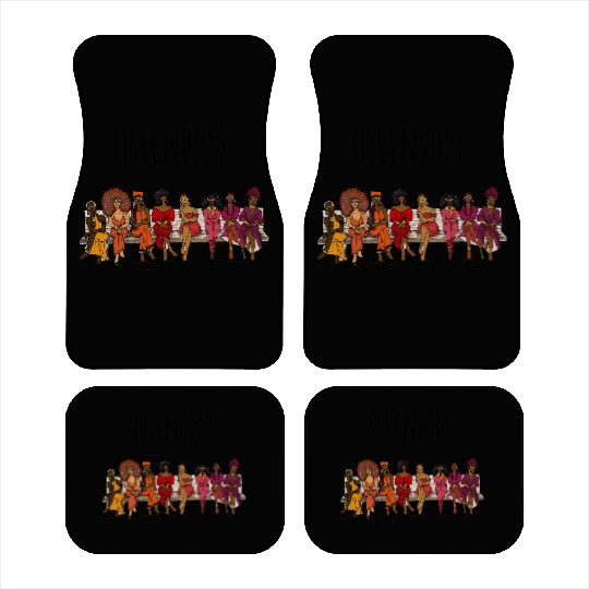 Queendom African American For Educated Strong Car Mats