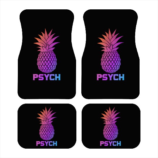 Psych Ico Pineapple Awesome Sweet Fruit Summer Car Mats