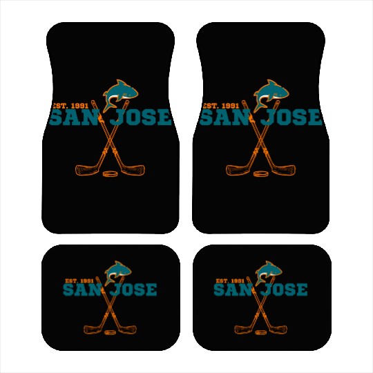 San Jose Est 1991 Sports Team Novelty Athletic Car Mats
