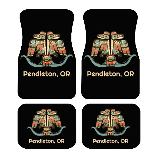 Pendleton Oregon Thunderbird Nw Native American Car Mats
