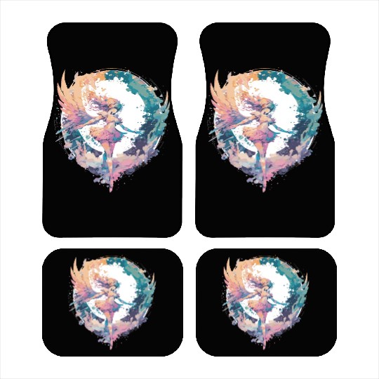 Watercolor Fairy Fairycore Grunge Pastel Goth Aest Car Mats