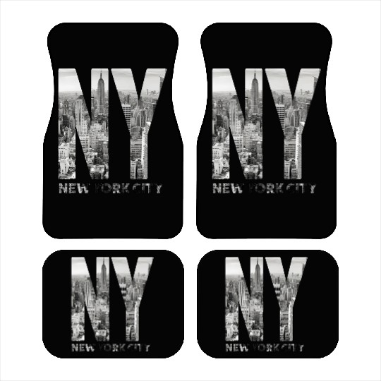 New York City yline Nyc Manhattan Car Mats