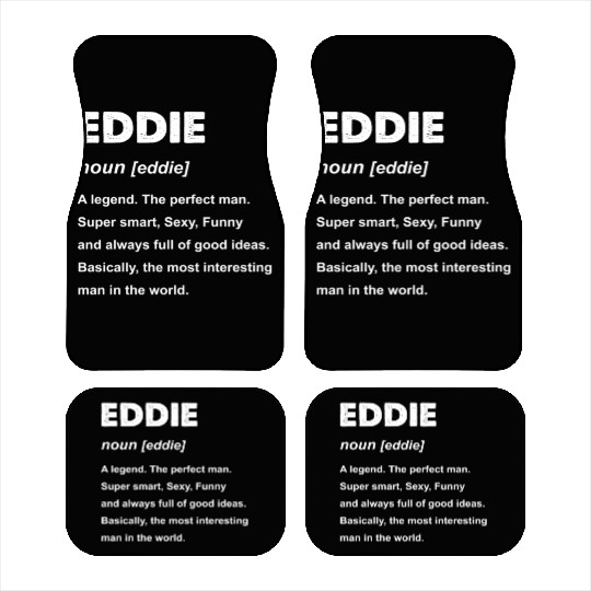 Eddie Name Car Mats
