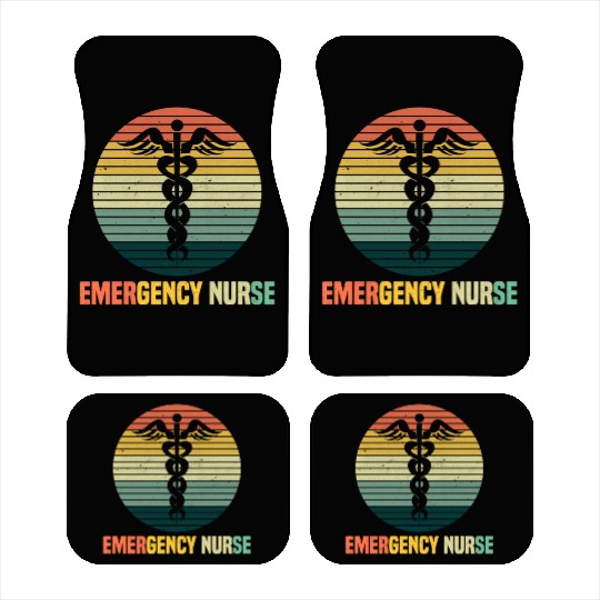 Emergency Room Nurse Er Nursing Car Mats
