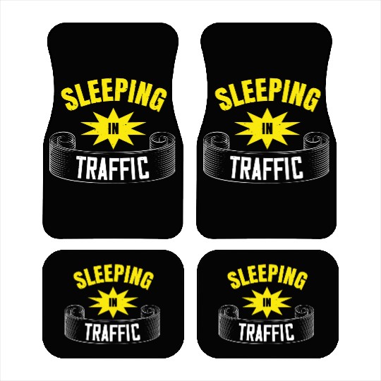 Sleeping In Traffic Car Mats