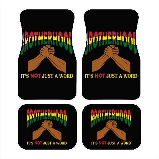 Brotherhood It's Not Just A Word Car Mats