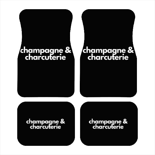 Champagne And Charcuterie- Sunday Brunch- Hostess Car Mats
