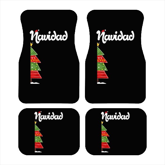 Feliz Navidad Spanish Ugly Car Mats