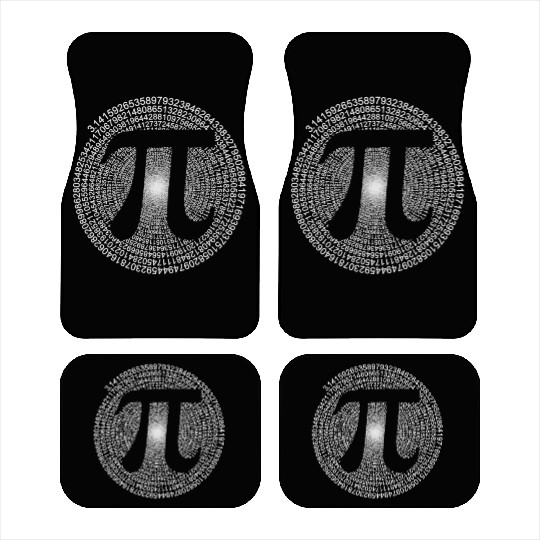 Pi 3 14 Pi Number Symbol Math Science Car Mats