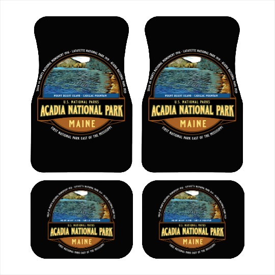 Acadia National Park Maine Vacation Car Mats
