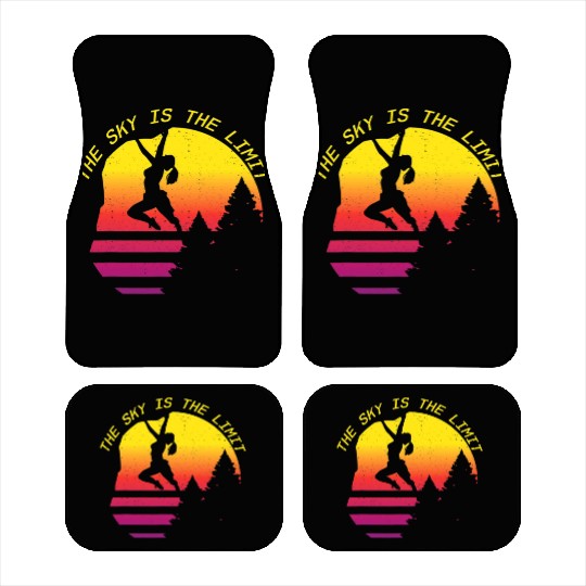 Sky Is The Limit Rock Climbing Free Wall Indoor Car Mats