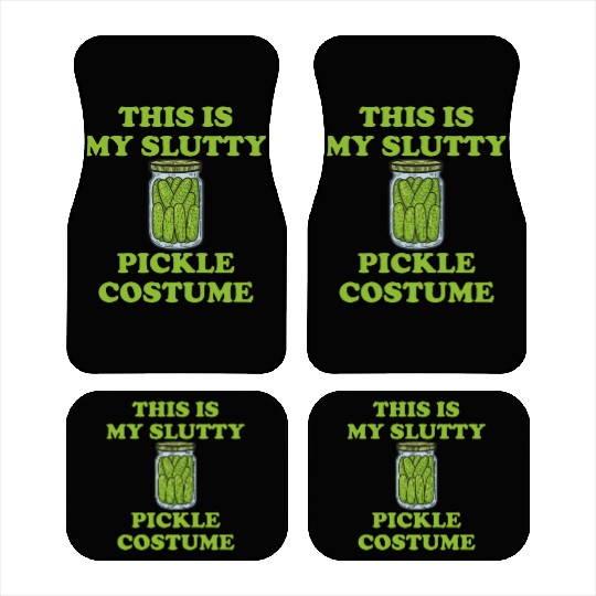 This Is My Slutty Pickle Costume Car Mats