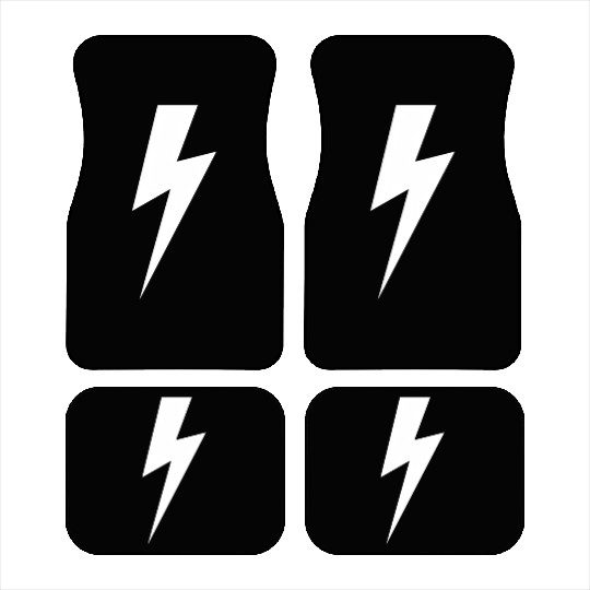 Lightning Bolt For And Car Mats