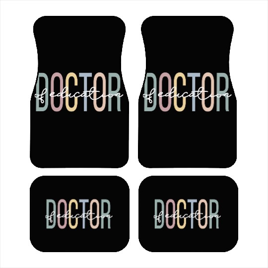 Edd Boho Doctor Of Education Car Mats