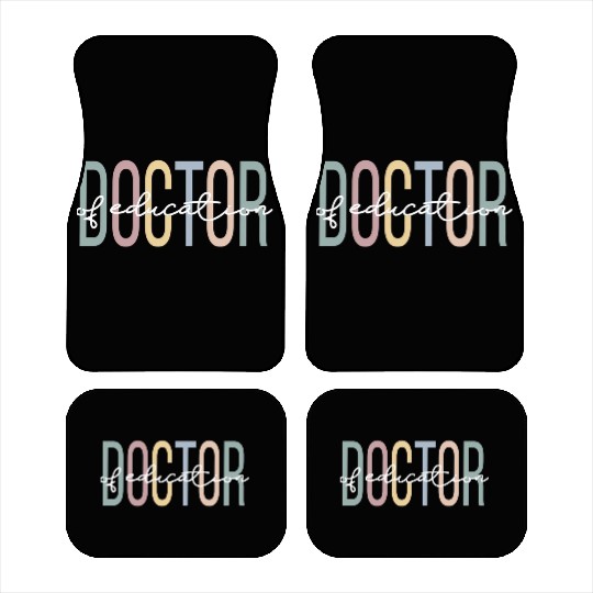 Edd Boho Doctor Of Education Car Mats