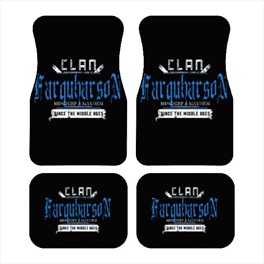 Clan Farquharson Mischief And Mayhem Since The Car Mats