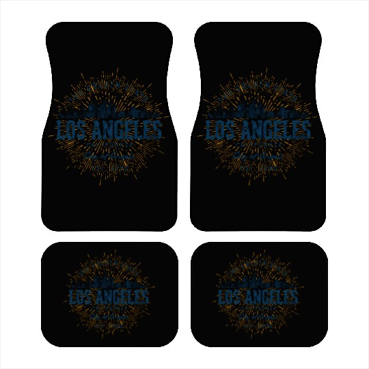 United States Vacation Los Angeles Car Mats