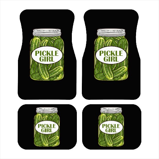 Pickle Girl Who Loves Pickles Car Mats