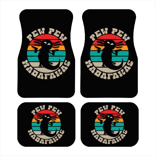 Axolotl Fan Axolotl Pew Pew Madafakas Car Mats