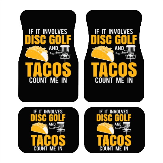 Disc Golf Tacos Car Mats