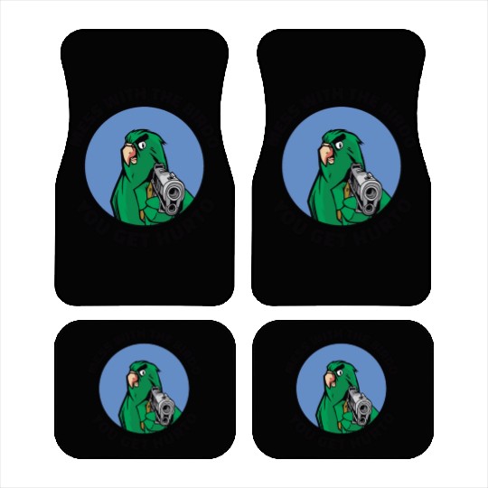Bird Cartoon Birdwatching Bird Owner Car Mats