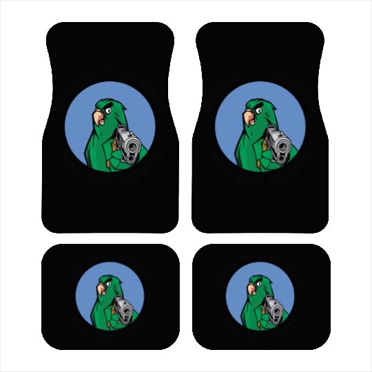 Bird Cartoon Birdwatching Bird Owner Car Mats
