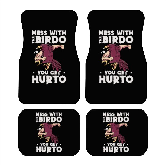 Bird Cartoon Birdwatching Bird Owner Car Mats