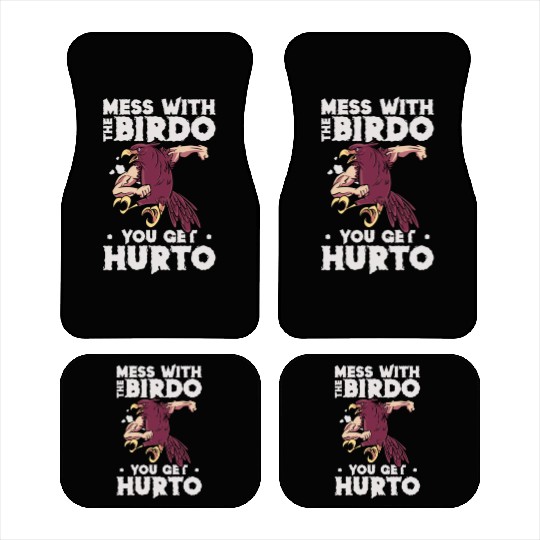 Bird Cartoon Birdwatching Bird Owner Car Mats