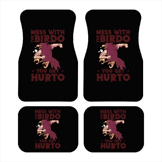 Bird Cartoon Birdwatching Bird Owner Car Mats