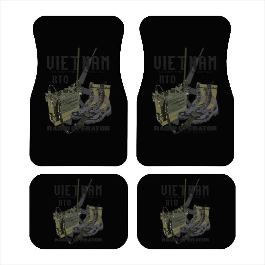 Vietnam Veteran Radio Operator Car Mats